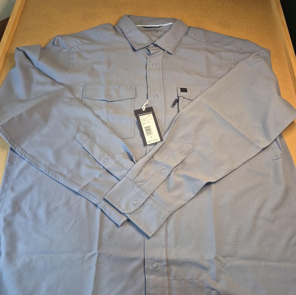 Vineyard Vines Summer Evening Blue Classic Fit Harbor Shirt 2865/1656